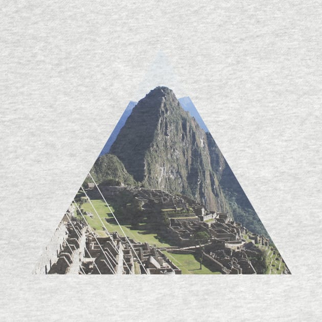 Machu Picchu Geometric Photography by deificusArt